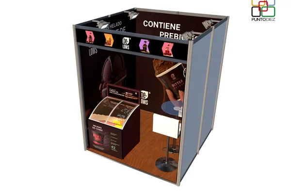 Puntodiez MDF Stand 48